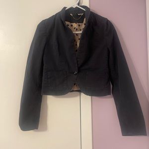 Women’s blazer jacket in dark blue